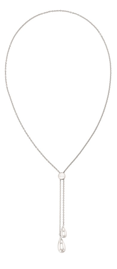 Calvin Klein Moderní ocelový náhrdelník s posuvným zapínáním Sculptured Drops 35000086 - Náhrdelníky