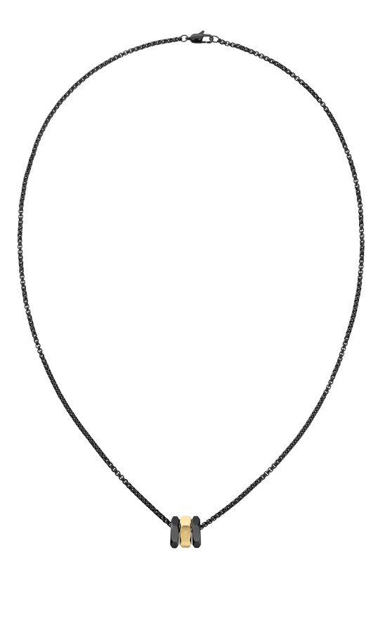 Calvin Klein Moderní pánský bicolor náhrdelník Latch 35000259 - Náhrdelníky