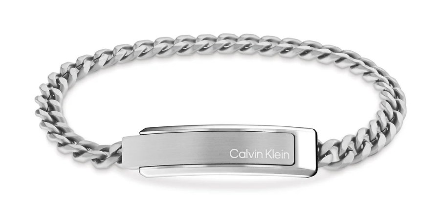 Calvin Klein Moderní pánský náramek z oceli Iconic Id 35000048 - Náramky Řetízkové náramky