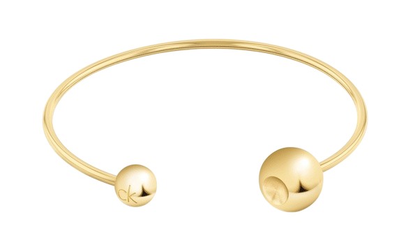 Calvin Klein Moderní pevný otevřený náramek Sculptural Bubbles 35000774 Calvin Klein Moderní pevný otevřený náramek Sculptural Bubbles 35000774 - Náramky Pevné náramky