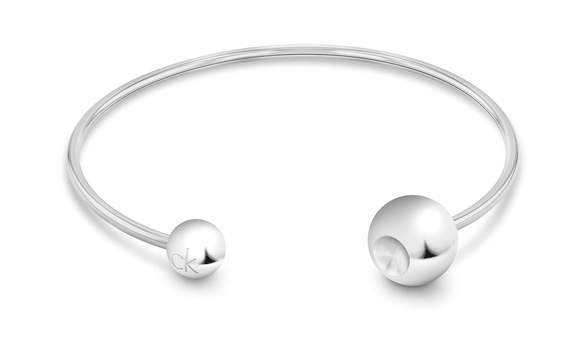 Calvin Klein Moderní pevný otevřený náramek Sculptural Bubbles 35000786 Calvin Klein Moderní pevný otevřený náramek Sculptural Bubbles 35000786 - Náramky Pevné náramky