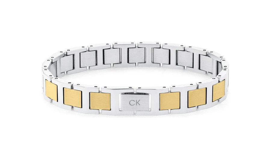 Calvin Klein Nadčasový bicolor náramek pro muže Link 35100009 - Náramky Řetízkové náramky