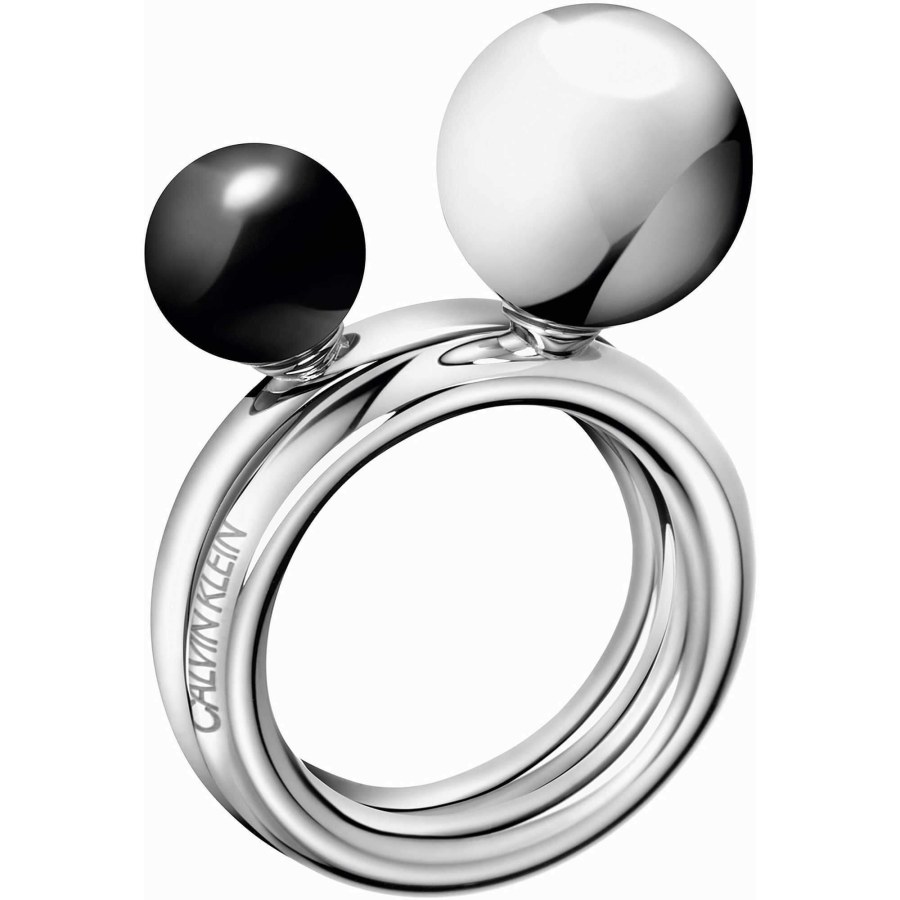 Calvin Klein Ocelový prsten Bubbly KJ9RMR04030 52 mm - Prsteny Prsteny bez kamínku