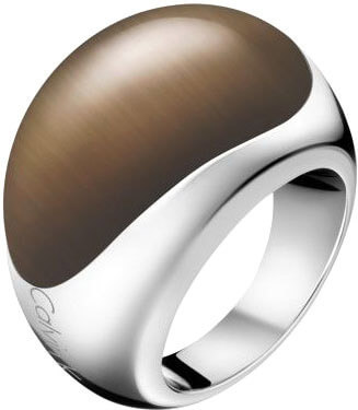 Calvin Klein Ocelový prsten s kamenem Ellipse KJ3QCR0201 52 mm - Prsteny Prsteny s kamínkem