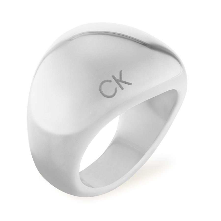 Calvin Klein Okouzlující ocelový prsten pro ženy 35000443 54 mm - Prsteny Prsteny bez kamínku