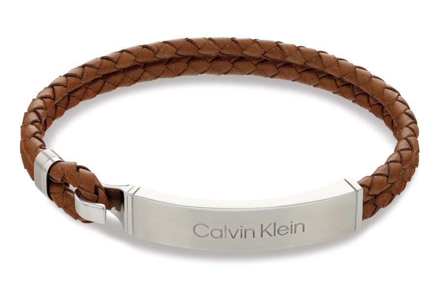Calvin Klein Stylový kožený náramek pro muže Iconic 35000405 - Náramky Kožené náramky