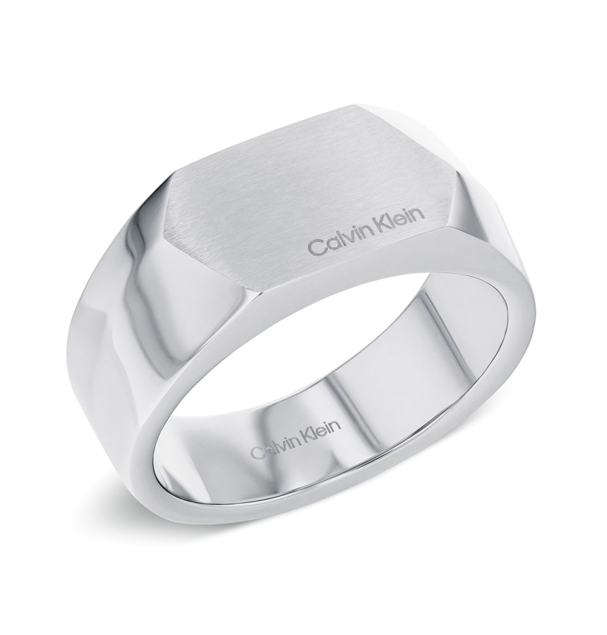 Calvin Klein Pánský ocelový prsten Magnify 35100016 60 mm - Prsteny Prsteny bez kamínku