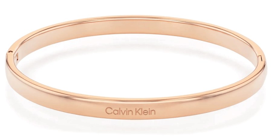 Calvin Klein Pevný bronzový náramek Pure Silhouettes 35000564 - Náramky Pevné náramky