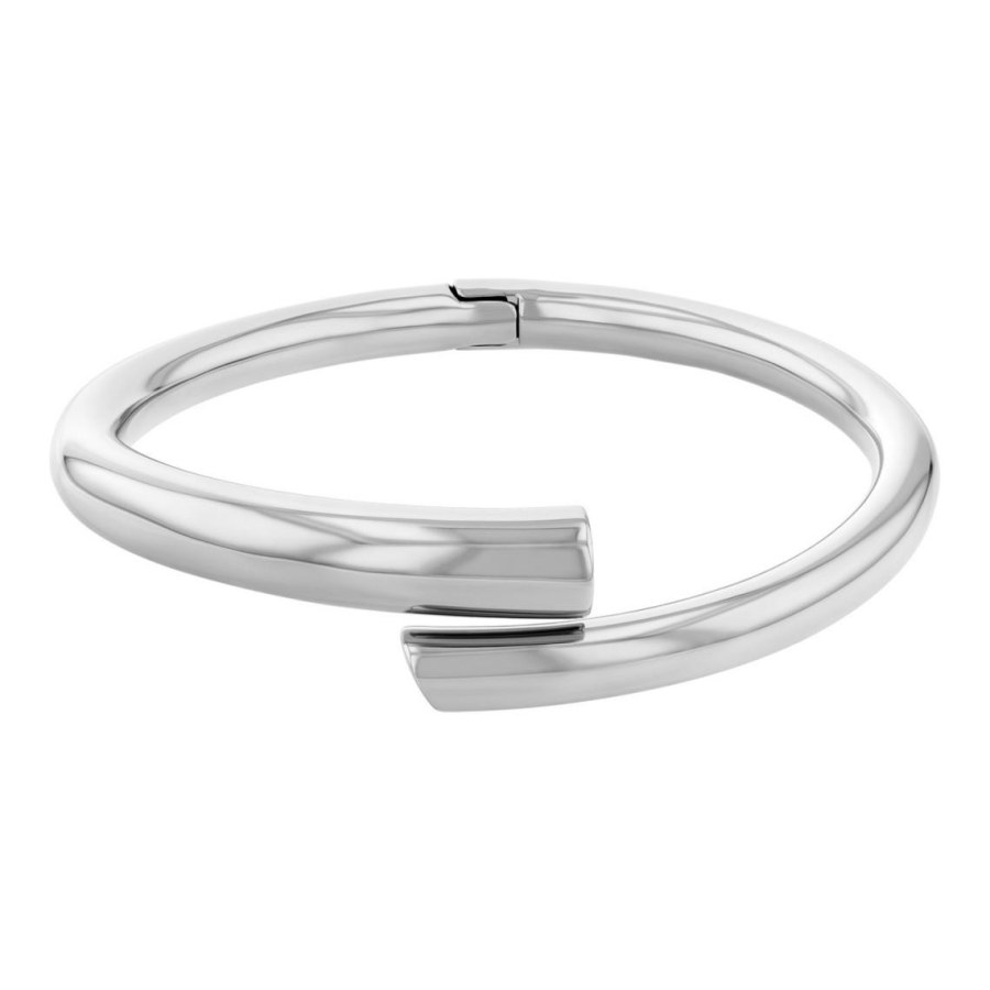 Calvin Klein Pevný elegantní náramek z oceli CK piral 35000762 Calvin Klein Pevný elegantní náramek z oceli CK piral 35000762 - Náramky Pevné náramky