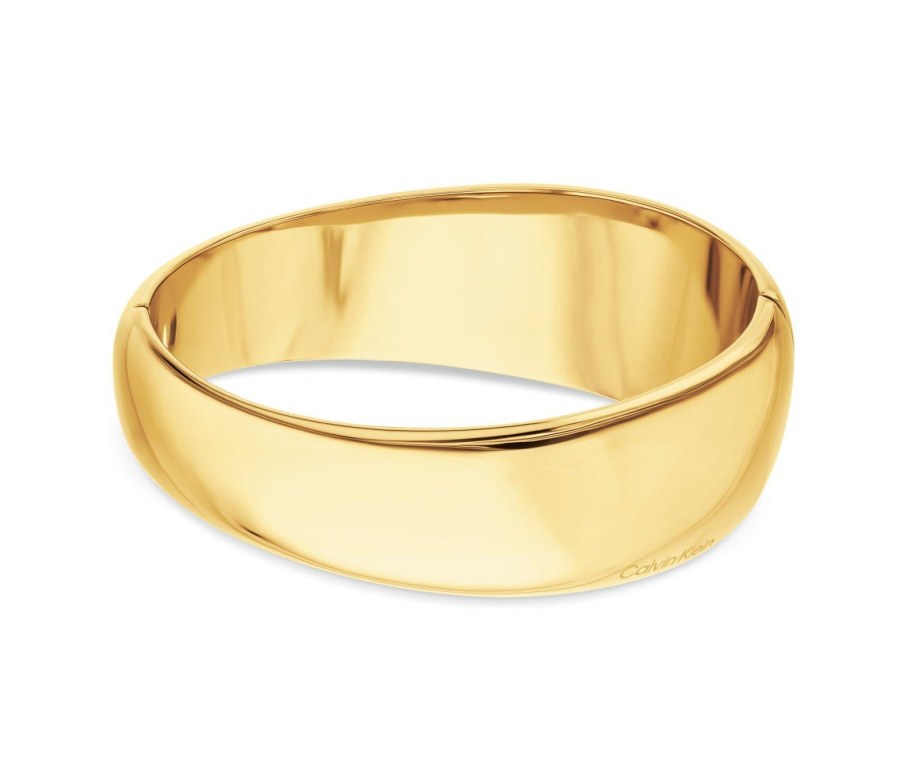 Calvin Klein Elegantní pozlacený náramek Modern Purity 35000830 - Náramky Pevné náramky