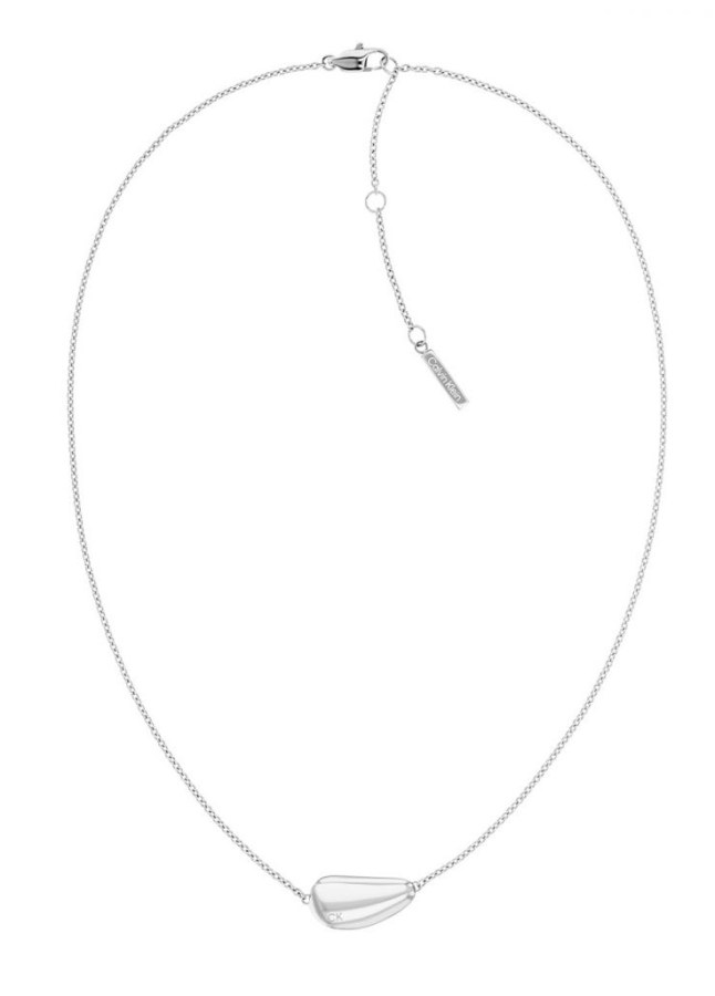 Calvin Klein Slušivý náhrdelník z oceli Elongated Drops 35000600 - Náhrdelníky