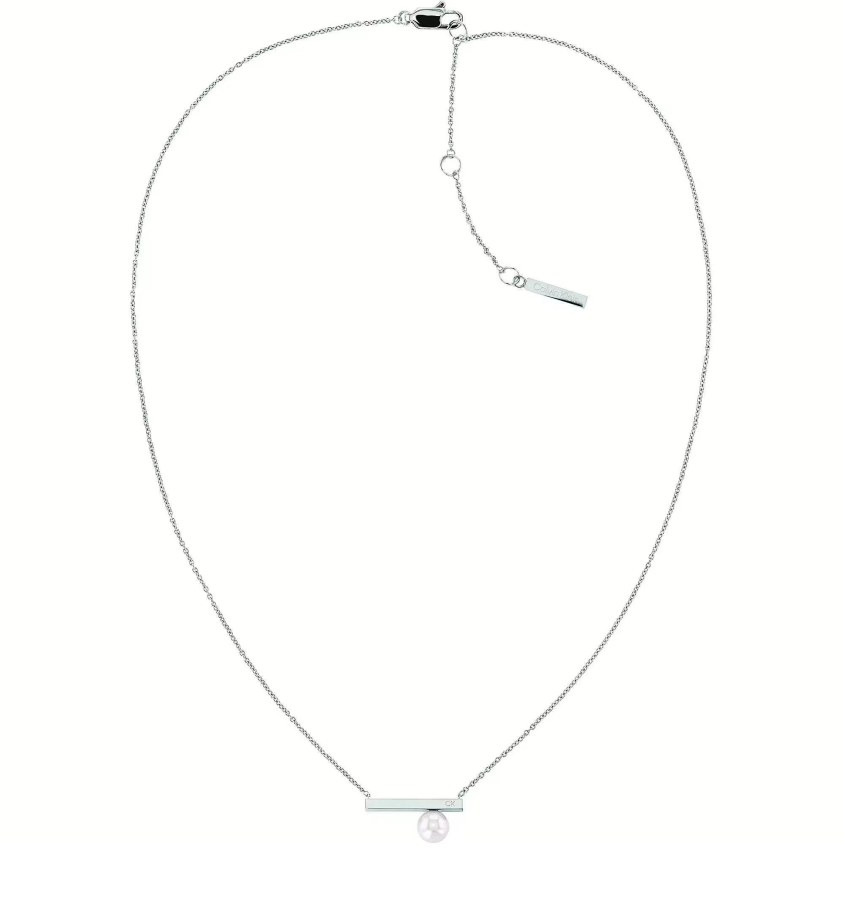 Calvin Klein Půvabný ocelový náhrdelník s perlou Minimal 35000175 - Náhrdelníky