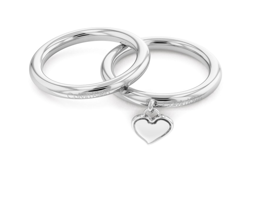 Calvin Klein Romantická souprava ocelových prstenů Captivate 35000328 52 mm - Sety šperků Soupravy šperků