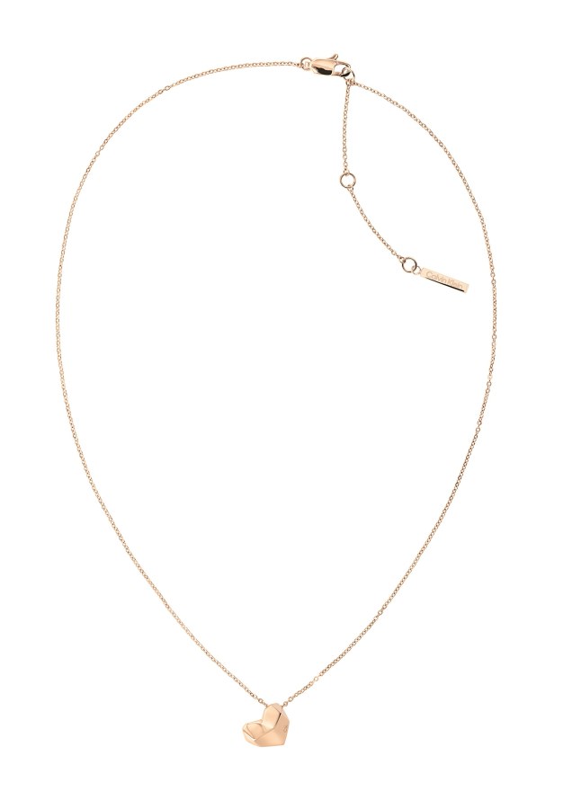 Calvin Klein Romantický bronzový náhrdelník se srdíčkem In Love 35000037 - Náhrdelníky