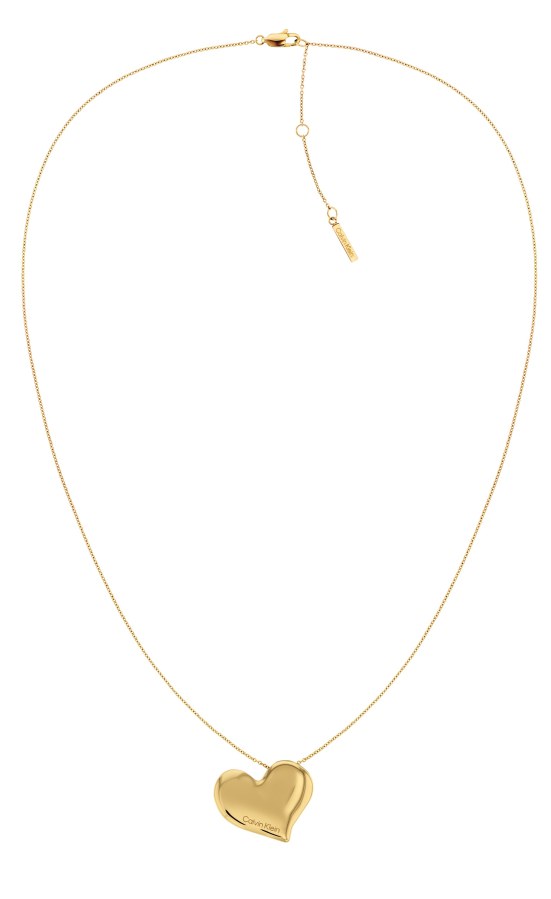Calvin Klein Romantický pozlacený náhrdelník z oceli Passion 35000597
