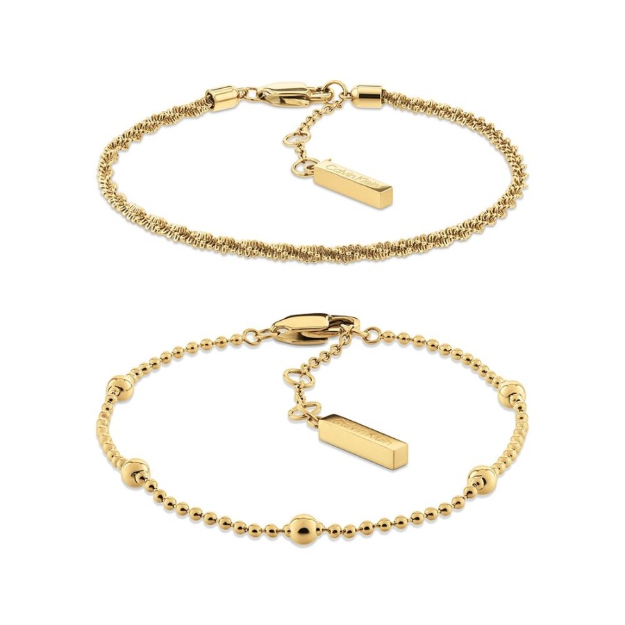 Calvin Klein Set náramků pro ženy CK Layered 35000948 (2x náramek)