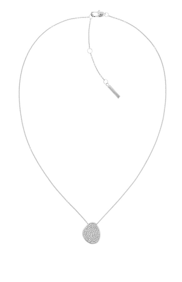 Calvin Klein Slušivý ocelový náhrdelník s krystaly Fascinate 35000223 - Náhrdelníky