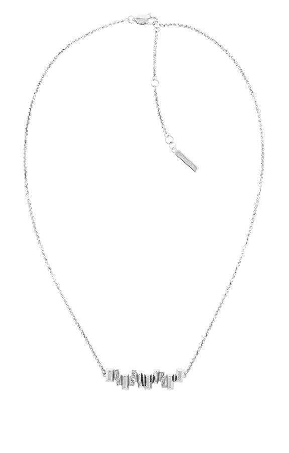 Calvin Klein Slušivý ocelový náhrdelník s krystaly Luster 35000228 - Náhrdelníky