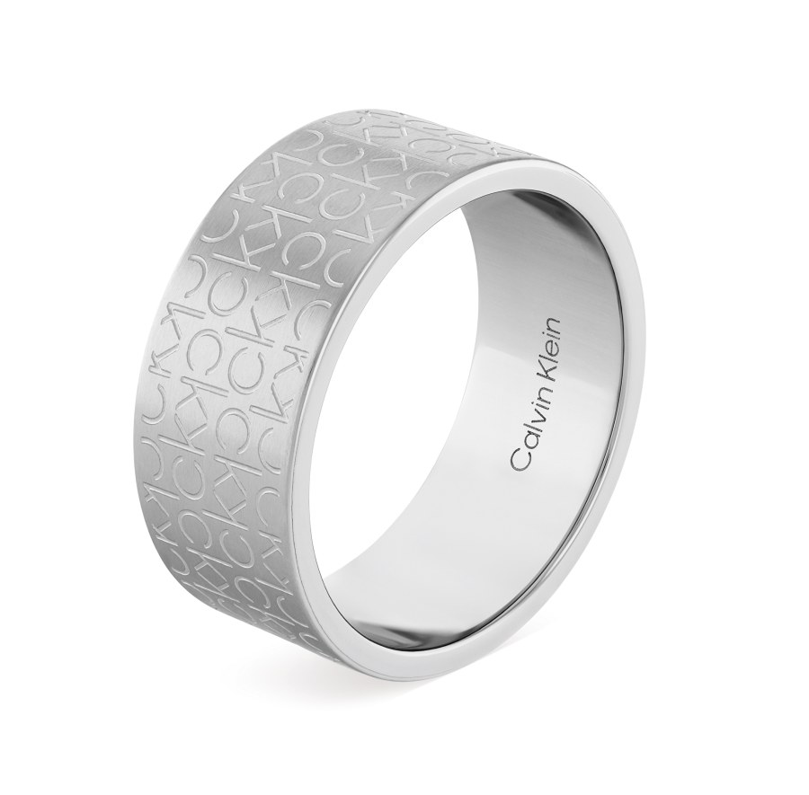 Calvin Klein Stylový ocelový prsten pro muže Iconic 35000437 60 mm - Prsteny Prsteny bez kamínku