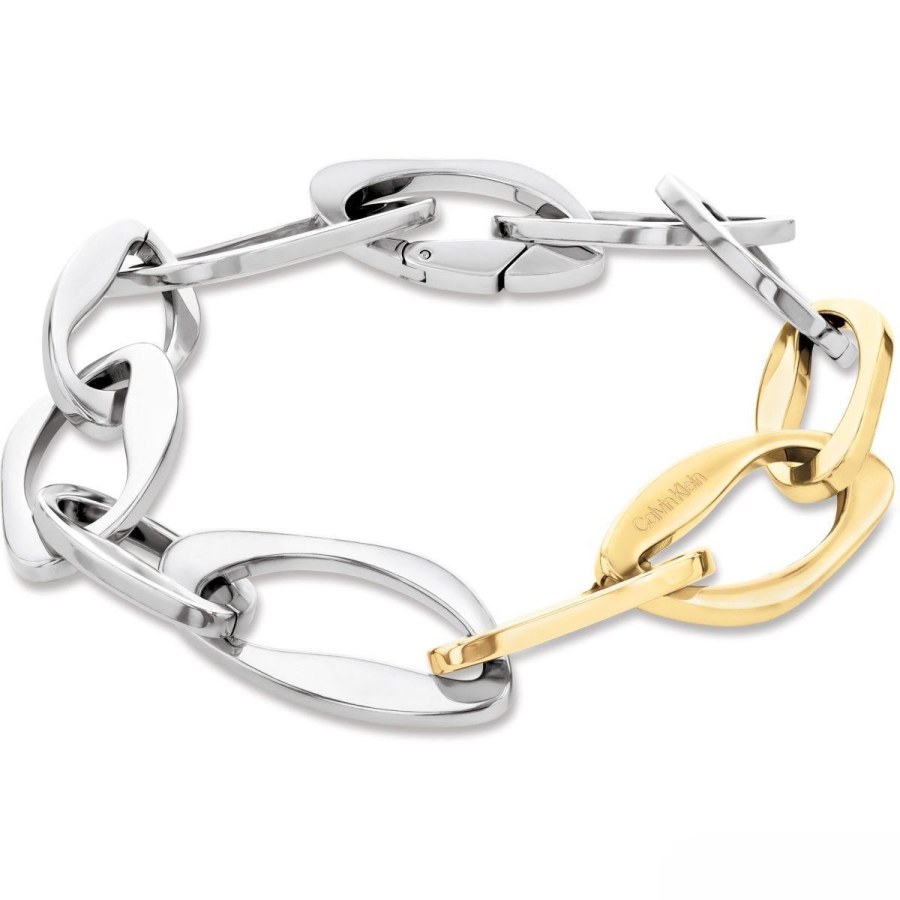 Calvin Klein Výrazný bicolor náramek Harmonious Connection 35000803 - Náramky Řetízkové náramky