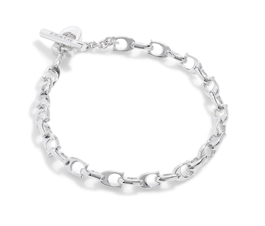 Coach Módní dámský náramek z&nbsp;mosazi 37376745RHO030 - Náramky Řetízkové náramky