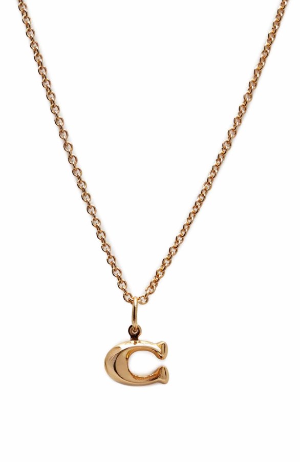 Coach Stylový pozlacený náhrdelník pro ženy 37335949GLD710 - Náhrdelníky