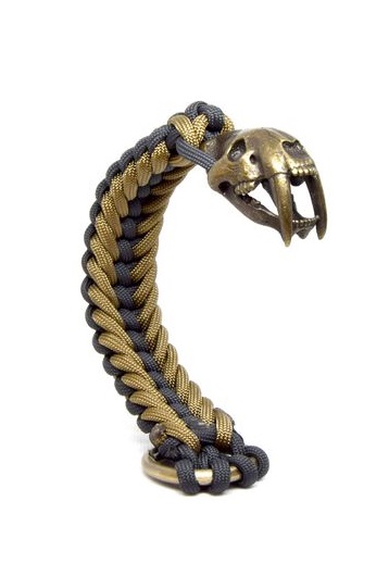 Cordell Stylový paracord náramek Šavlozubý tygr - Smilodon - Náramky Paracord náramky