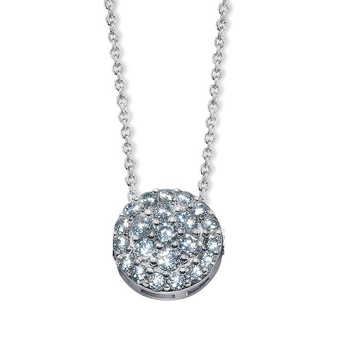 CRYSTalp Elegantní náhrdelník s krystaly Splendid 32152.R - Náhrdelníky