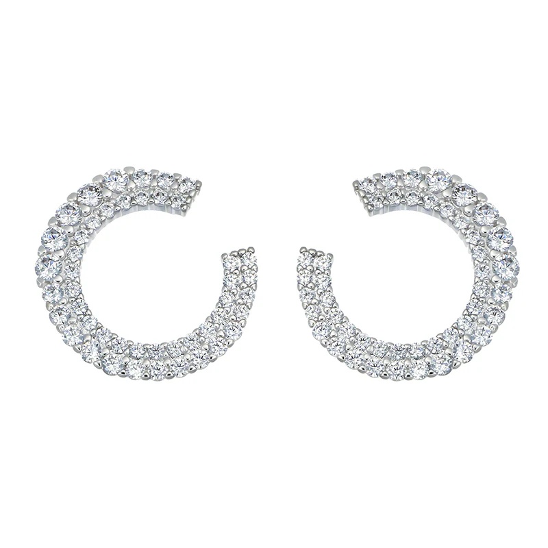 CRYSTalp Elegantní náušnice s čirými krystaly Typo 42319.R CRYSTalp Elegantní náušnice s čirými krystaly Typo 42319.R - Náušnice Visací náušnice
