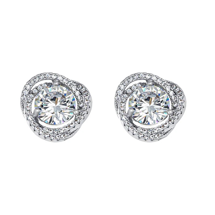 CRYSTalp Elegantní náušnice s krystaly Ray 42334.R CRYSTalp Elegantní náušnice s krystaly Ray 42334.R - Náušnice Pecky
