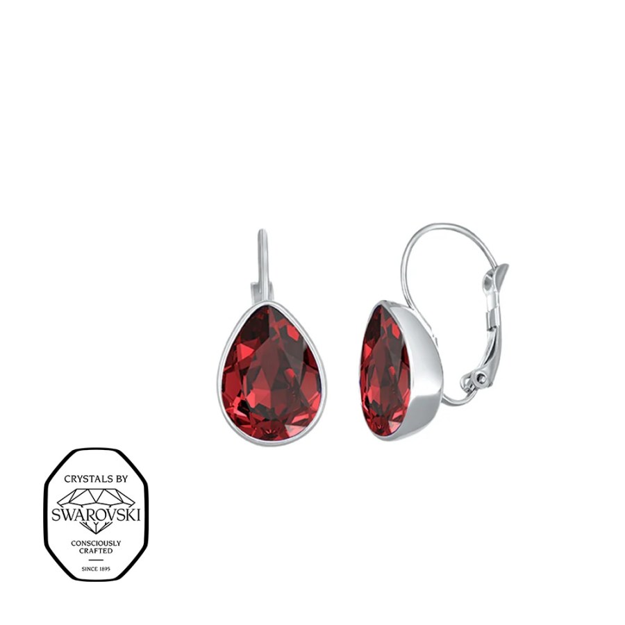 CRYSTalp Luxusní visací náušnice s&nbsp;krystalem Swarovski Sundrop 42271.SCA.E - Náušnice Visací náušnice