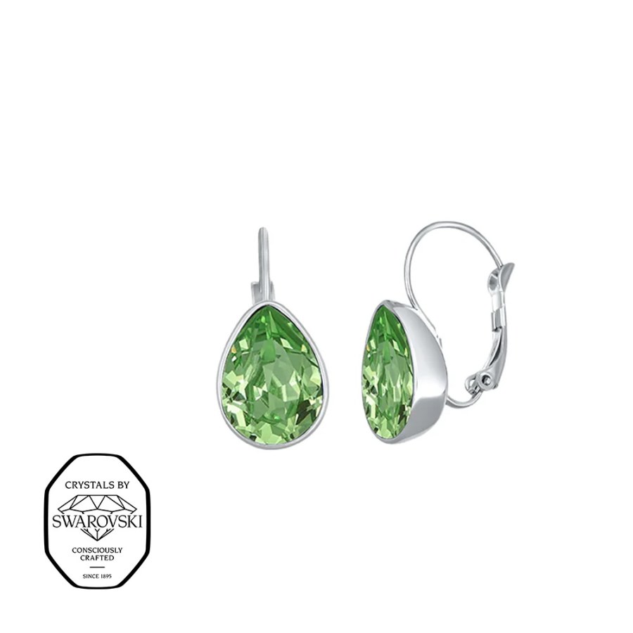 CRYSTalp Nádherné visací náušnice s krystalem Swarovski Sundrop 42271.PER.E