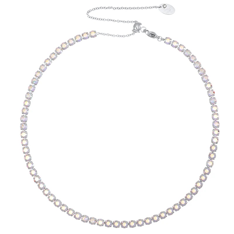 CRYSTalp Tenisový choker s AB krystaly Swarovski Alice 12420.CAB.E