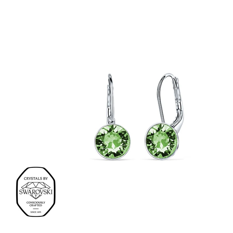 CRYSTalp Visací náušnice s krystaly Swarovski Diana 4119.PER.E