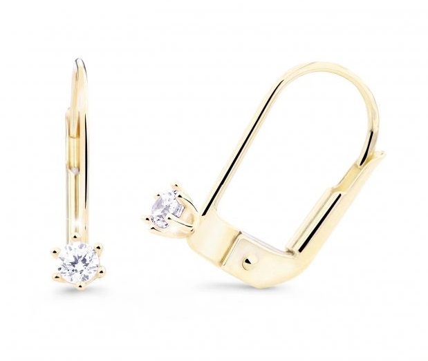 Cutie Jewellery Decentní náušnice ze žlutého zlata Z8020-55-10-X-1 Cutie Jewellery Decentní náušnice ze žlutého zlata Z8020-55-10-X-1 - Náušnice Visací náušnice