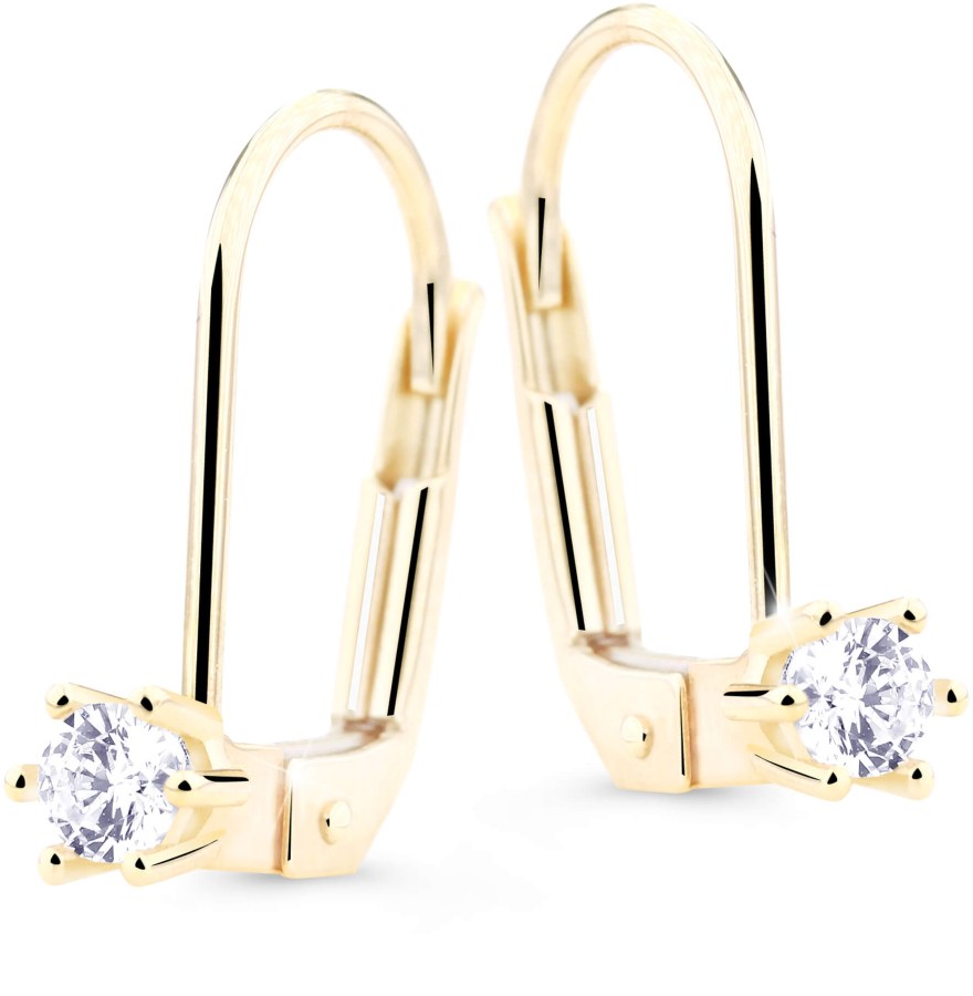 Cutie Jewellery Elegantní visací náušnice se zirkonem Z8012-50-10-X-1 - Náušnice Visací náušnice