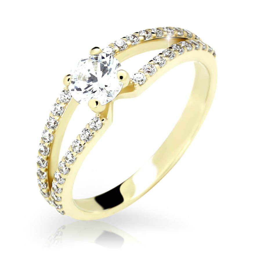 Cutie Jewellery Krásný třpytivý prsten Z6832-2358-10-X-1 53 mm - Prsteny Prsteny s kamínkem