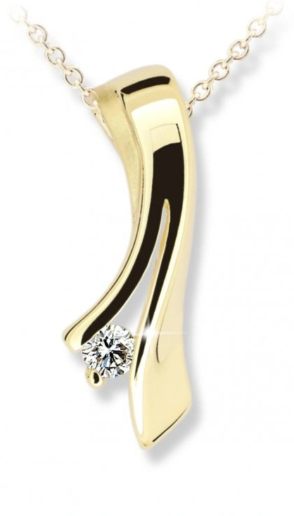 Cutie Jewellery Nadčasový přívěsek ze žlutého zlata se zirkonem Z6310-1796-40-10-X-1 - Přívěsky Přívěsky na řetízky