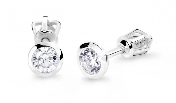 Cutie Jewellery Náušnice z bílého zlata se zirkony Z8003-30-10-X-2 Cutie Jewellery Náušnice z bílého zlata se zirkony Z8003-30-10-X-2 - Náušnice Pecky
