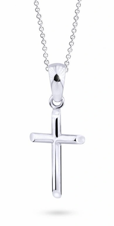 Cutie Jewellery Přívěsek z&nbsp;bílého zlata Křížek Z8048-40-10-X-2 - Přívěsky Přívěsky na řetízky