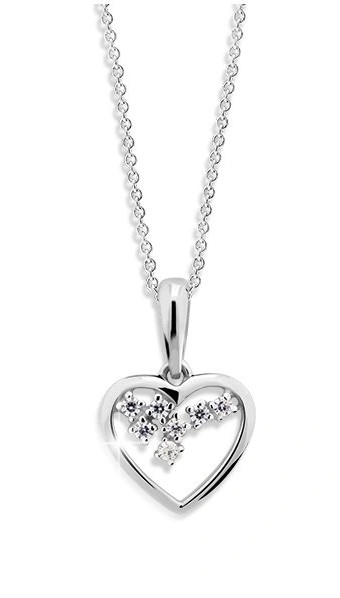 Cutie Jewellery Romantický přívěsek z bílého zlata Z6299-1606-40-10-X-2 - Přívěsky a korálky