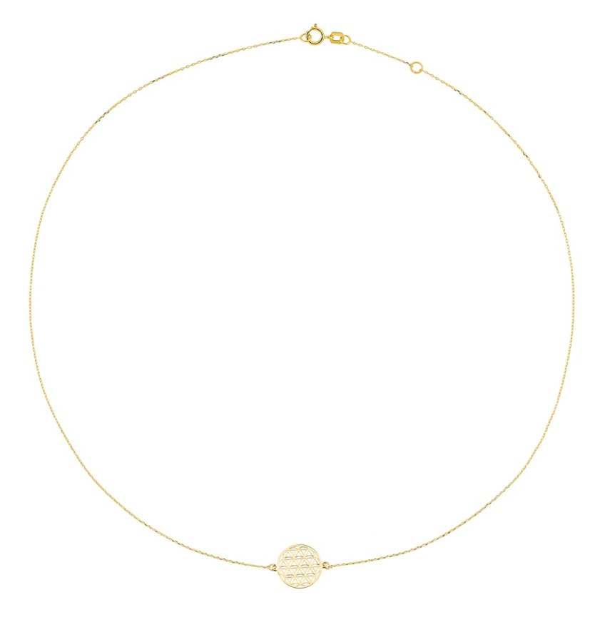 Cutie Jewellery Slušivý náhrdelník ze žlutého zlata Z0120-40-X-1 - Náhrdelníky