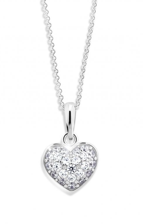 Cutie Jewellery Zlatý přívěsek ve tvaru srdce se zirkony Z6307-2409-40-10-X-2 Cutie Jewellery Zlatý přívěsek ve tvaru srdce se zirkony Z6307-2409-40-10-X-2 - Přívěsky a korálky