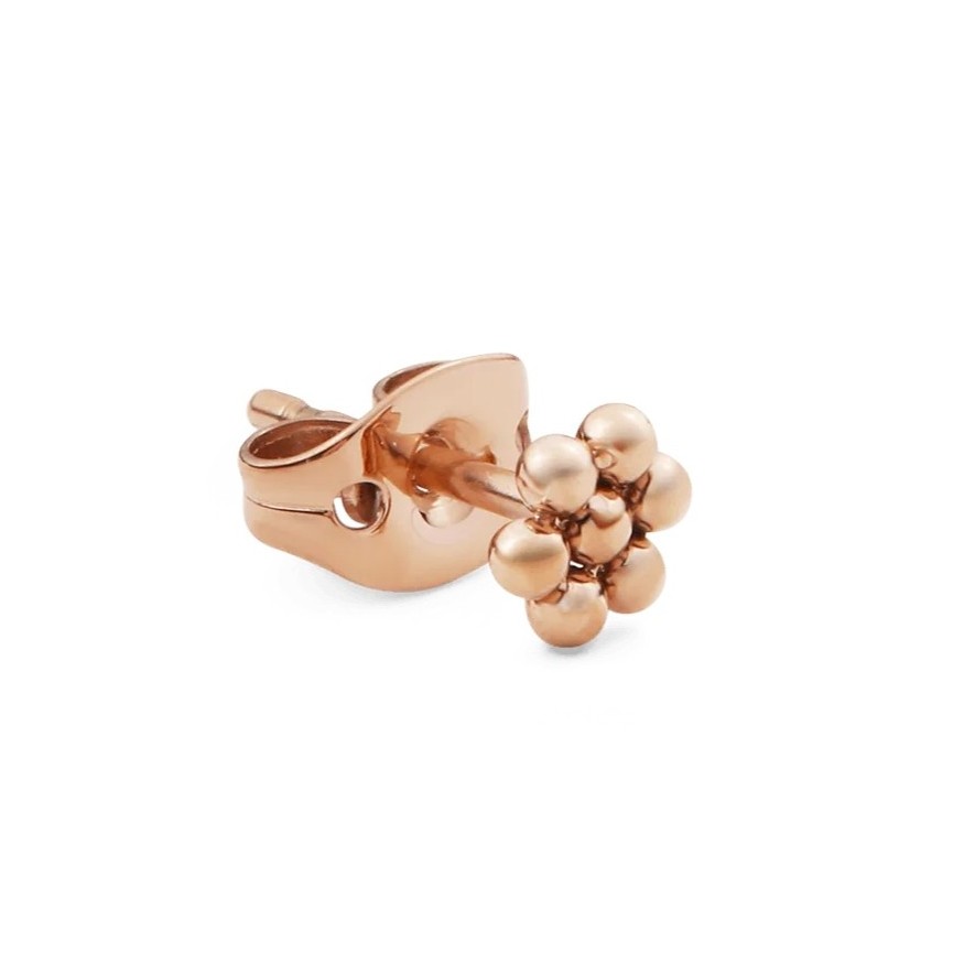 Daniel Wellington Bronzová single náušnice Květina DW00400853 Daniel Wellington Bronzová single náušnice Květina DW00400853 - Náušnice Asymetrické náušnice