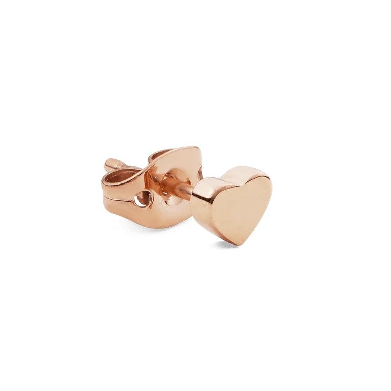 Daniel Wellington Bronzová single náušnice Srdíčko DW00400857 Daniel Wellington Bronzová single náušnice Srdíčko DW00400857 - Náušnice Asymetrické náušnice