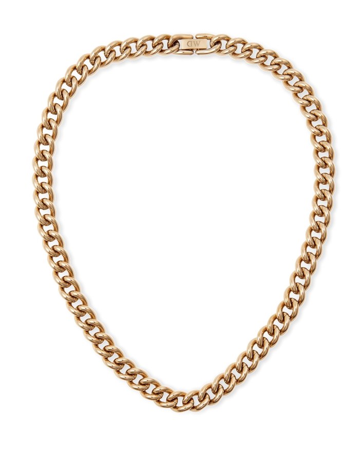 Daniel Wellington Dámský pozlacený náhrdelník Chunky Chain DW00400850 - Náhrdelníky