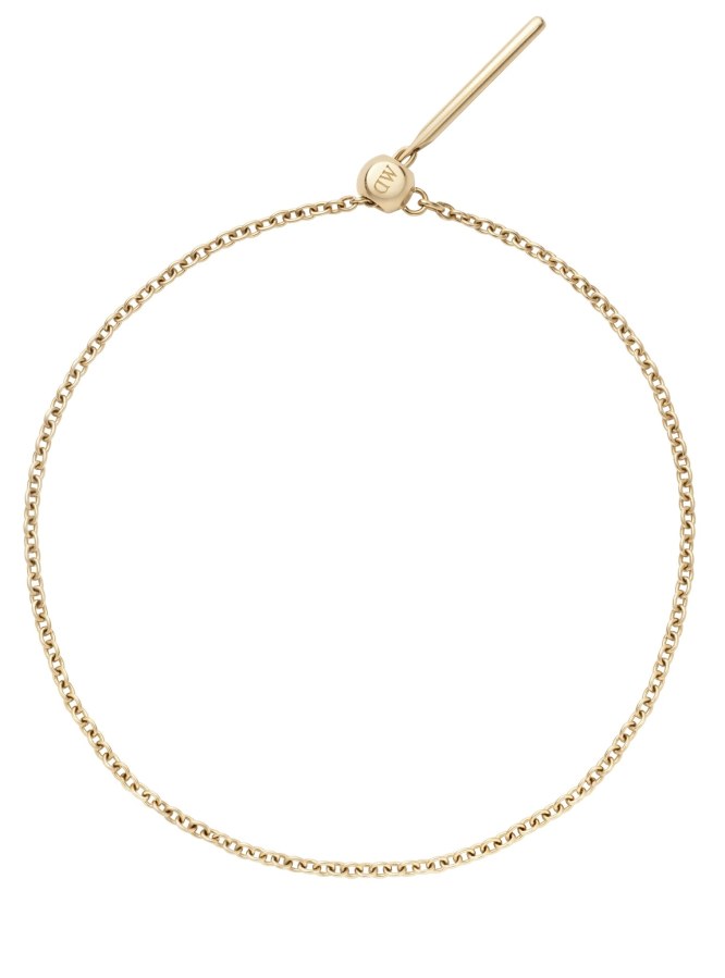 Daniel Wellington Dámský pozlacený náramek na přívěsky Rolo Charms DW00400393 - Náramky Řetízkové náramky
