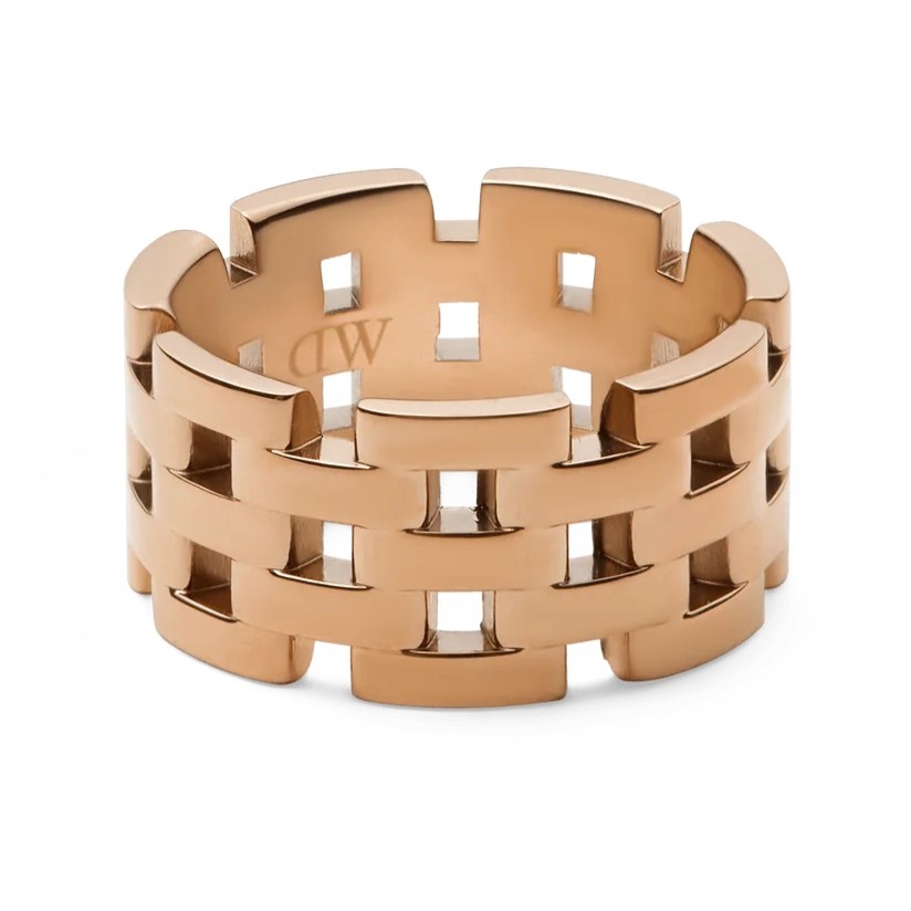 Daniel Wellington Designový bronzový prsten z oceli 5-Link DW0040097 58 mm Daniel Wellington Designový bronzový prsten z oceli 5-Link DW0040097 58 mm - Prsteny Prsteny bez kamínku