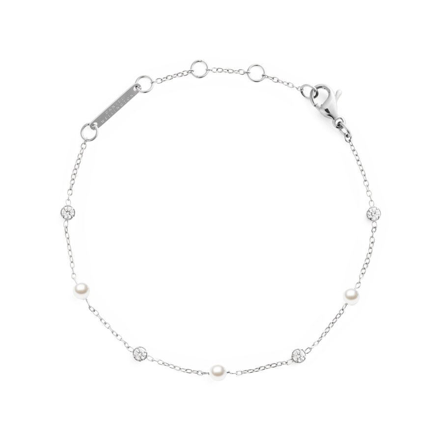 Daniel Wellington Náramek se Swarovski perlami Pearl DW00401951 - Náramky Řetízkové náramky