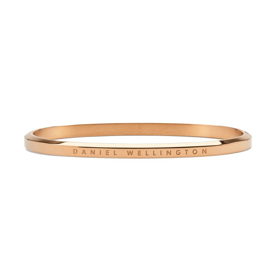 Daniel Wellington Elegantní pevný bronzový náramek Classic DW004016 16,5 cm - Náramky Pevné náramky